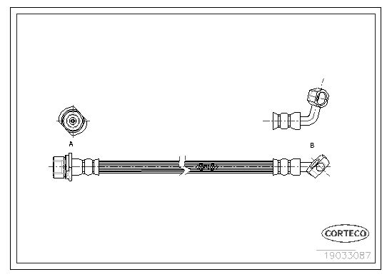 

19033087 шланг тормозной задний правый L=254 Toyota Land Cruiser 2.4/3.4/4.0/4.5i/4.2/2.4/, 19033087 шланг тормозной задний правый L=254 Toyota Land Cruiser 2.4/3.4/4.0/4.5i/4.2/2.4/3.0TD 84>