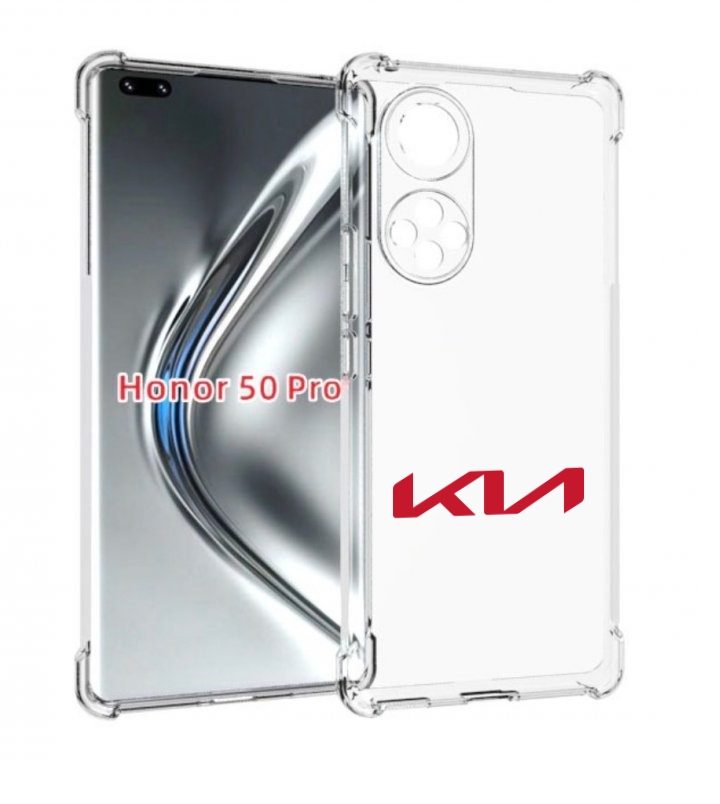 

Чехол бампер MyPads Kia-киа-3 для Honor 50 Pro/Nova 9 Pro, Прозрачный, Tocco