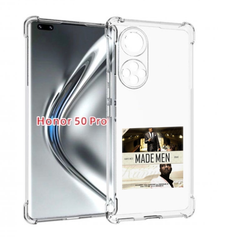 

Чехол бампер MyPads Kanye West & Drake - Made Men для Huawei Hon, Прозрачный, Tocco