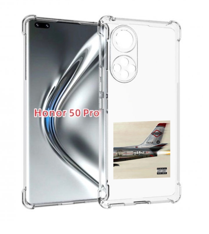 

Чехол Бампер Mypads Kamikaze Eminem Для Honor 50 Pro/Nova, Прозрачный, Tocco