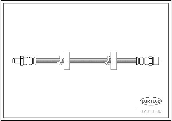 Шланг тормозной AUDI: 100 1.8/1.8 KAT/1.8 quattro/1.8 quattro KAT/2.0/2.0 D/2.0 D Turbo/2.