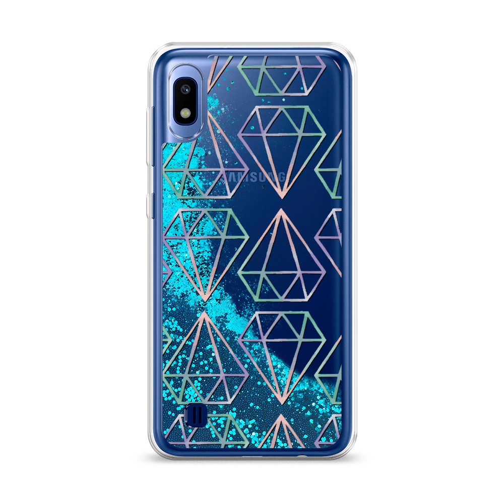 

Чехол Awog на Samsung Galaxy A10 "Бриллианты голографика", Разноцветный, 27993-1