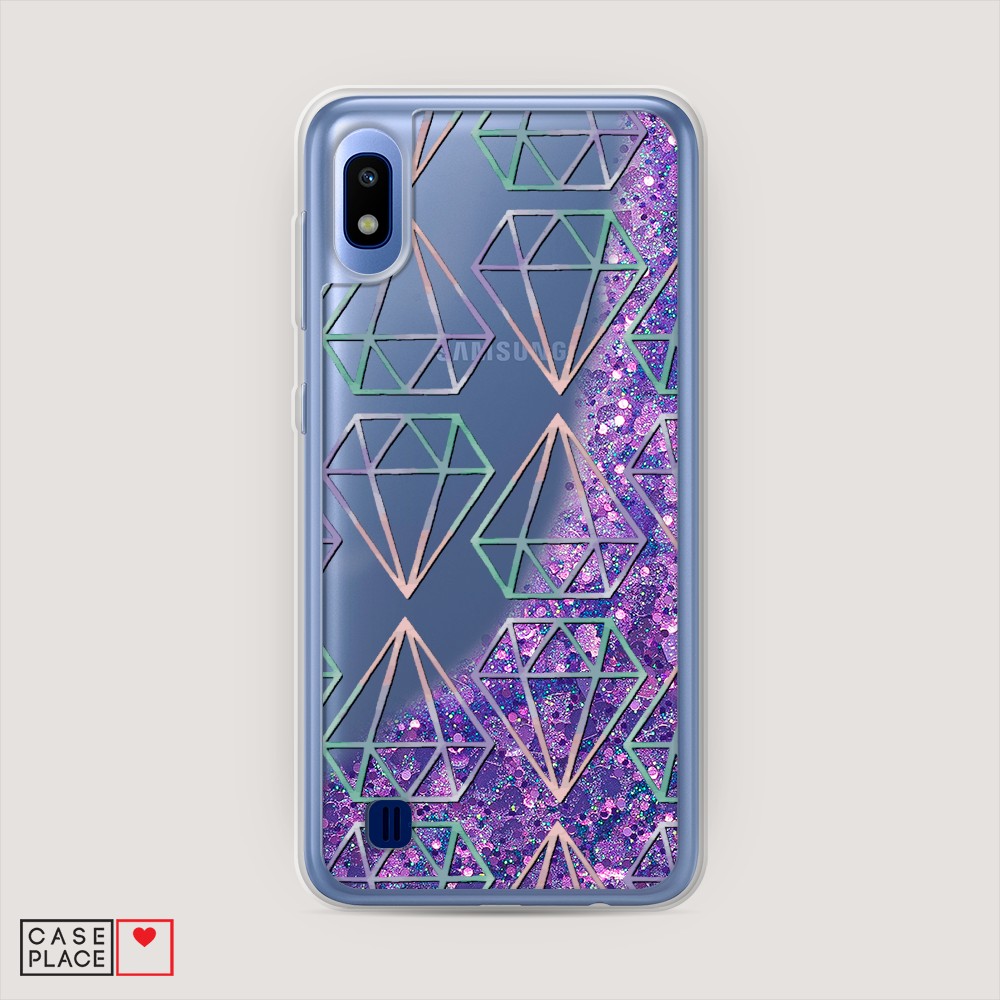 

Чехол Awog на Samsung Galaxy A10 "Бриллианты голографика", Разноцветный, 27992-1