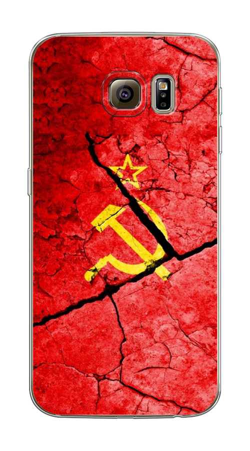 

Чехол Awog на Samsung Galaxy S6 edge "СССР", Красный;черный;желтый, 24450-5