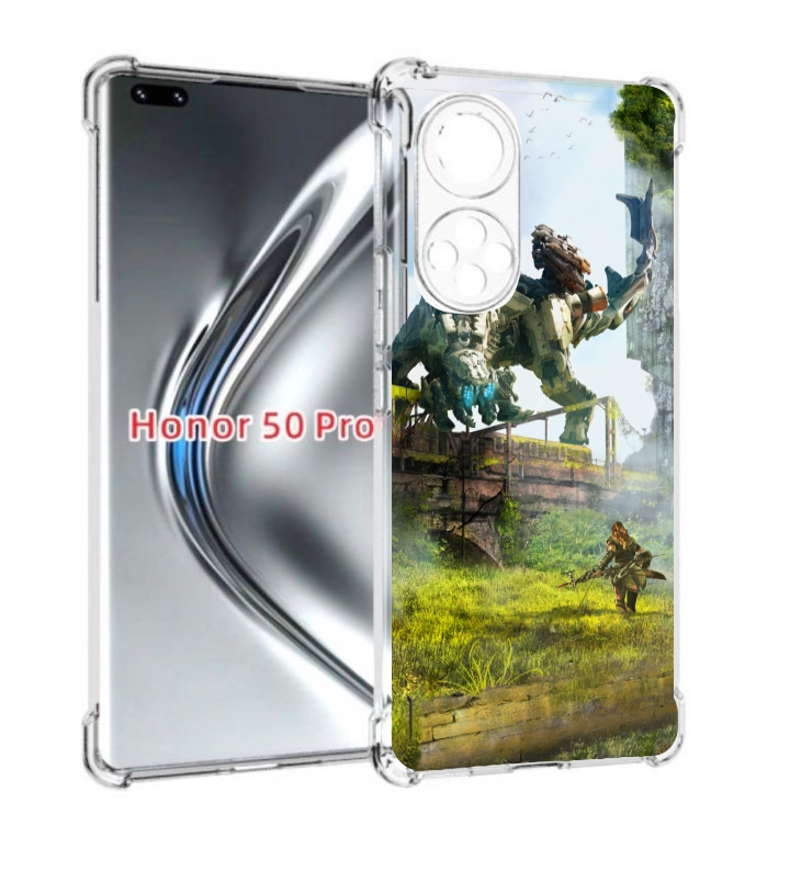 

Чехол бампер MyPads Horizon Zero Dawn для Honor 50 Pro., Прозрачный, Tocco