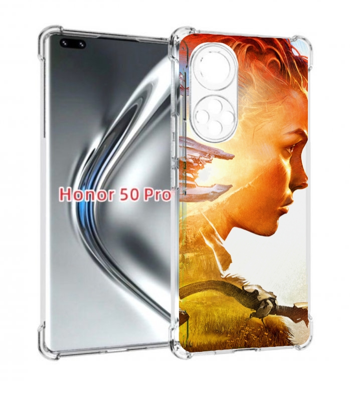 

Чехол бампер MyPads Horizon Zero Dawn art для Honor 50 Pr, Прозрачный, Tocco