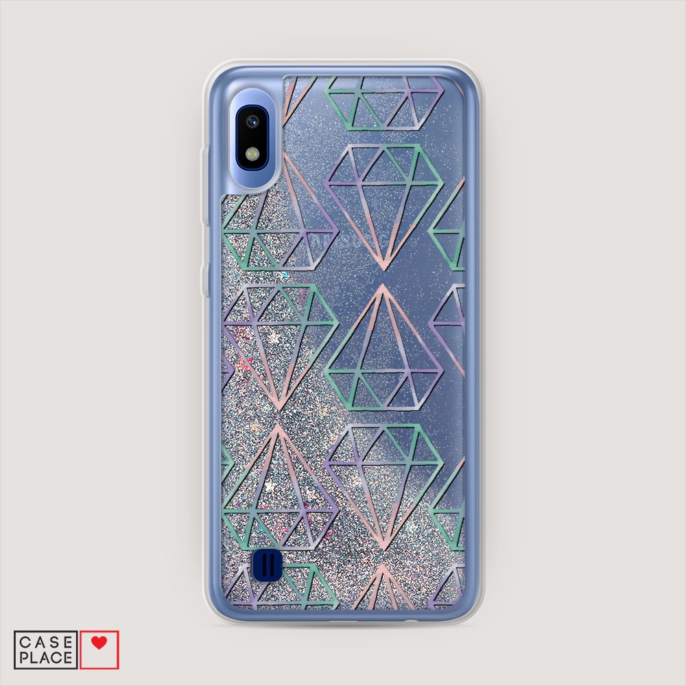

Чехол Awog на Samsung Galaxy A10 "Бриллианты голографика", Разноцветный, 27991-1