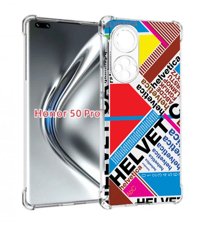 

Чехол бампер MyPads HELVET для Honor 50 Pro, Прозрачный, Tocco