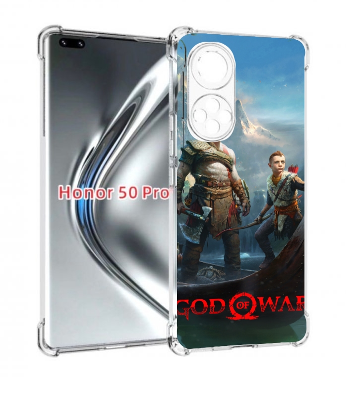 

Чехол бампер MyPads God Of War Кратос Атрей для Honor 50, Прозрачный, Tocco