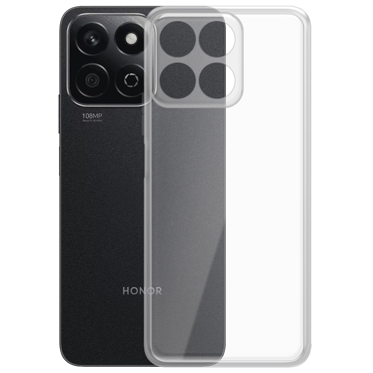 

Чехол-накладка Krutoff Clear Case для Honor X7c, Прозрачный
