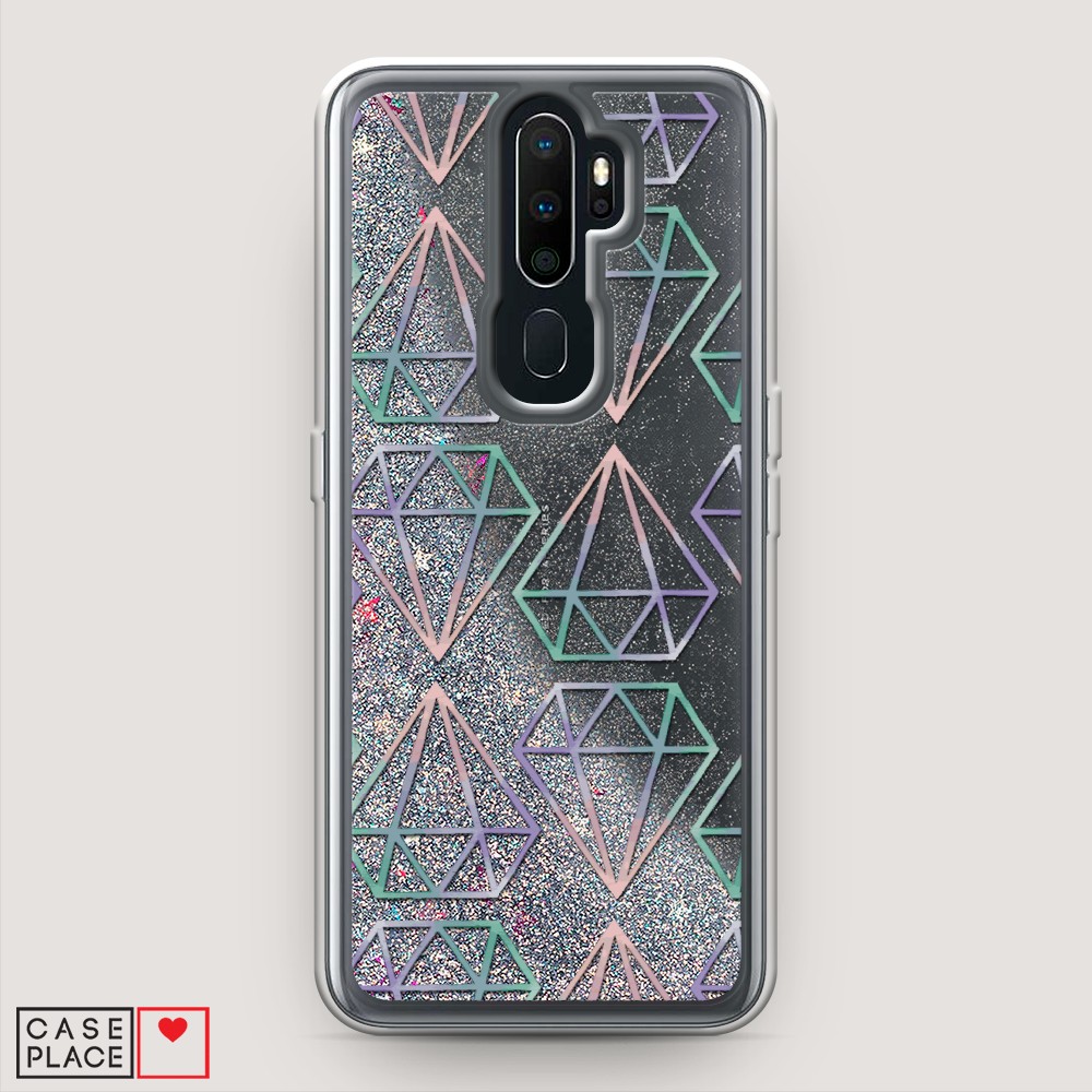 

Чехол Awog на Oppo A5 (2020) "Бриллианты голографика", Разноцветный, 251391-1