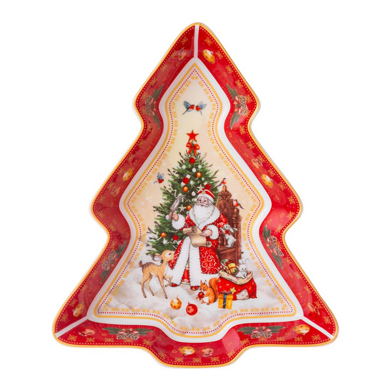 

Блюдо елка Дед Мороз Lefard 25*21*4 см 85-1753