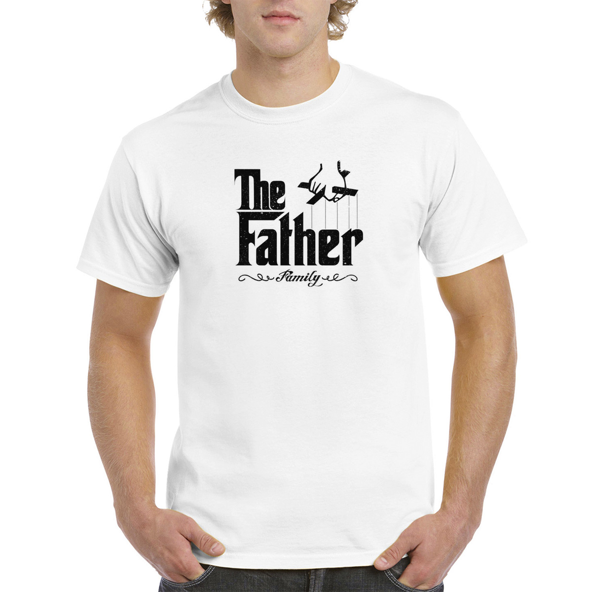 

Футболка CoolPodarok Прикол. Семья. The father. Папа, Белый, M0151837