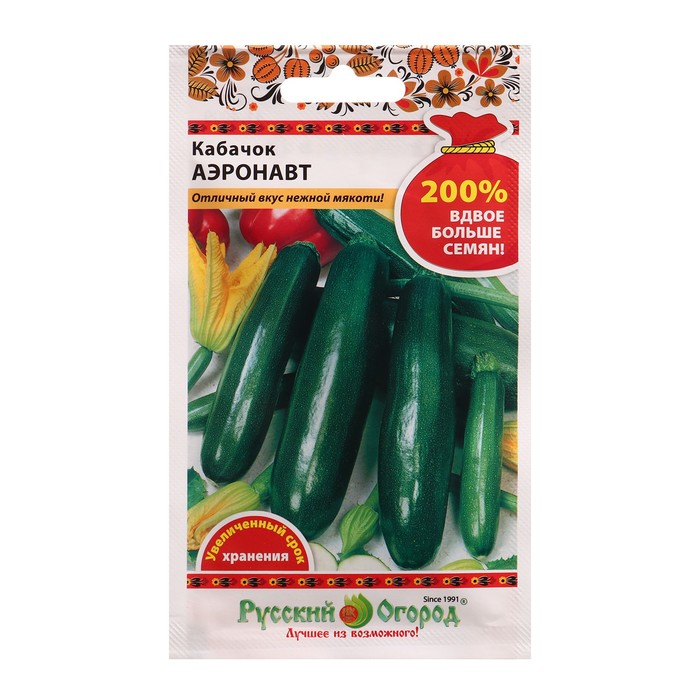 

Семена Кабачок цуккини Аэронавт 4 г (4 шт.)