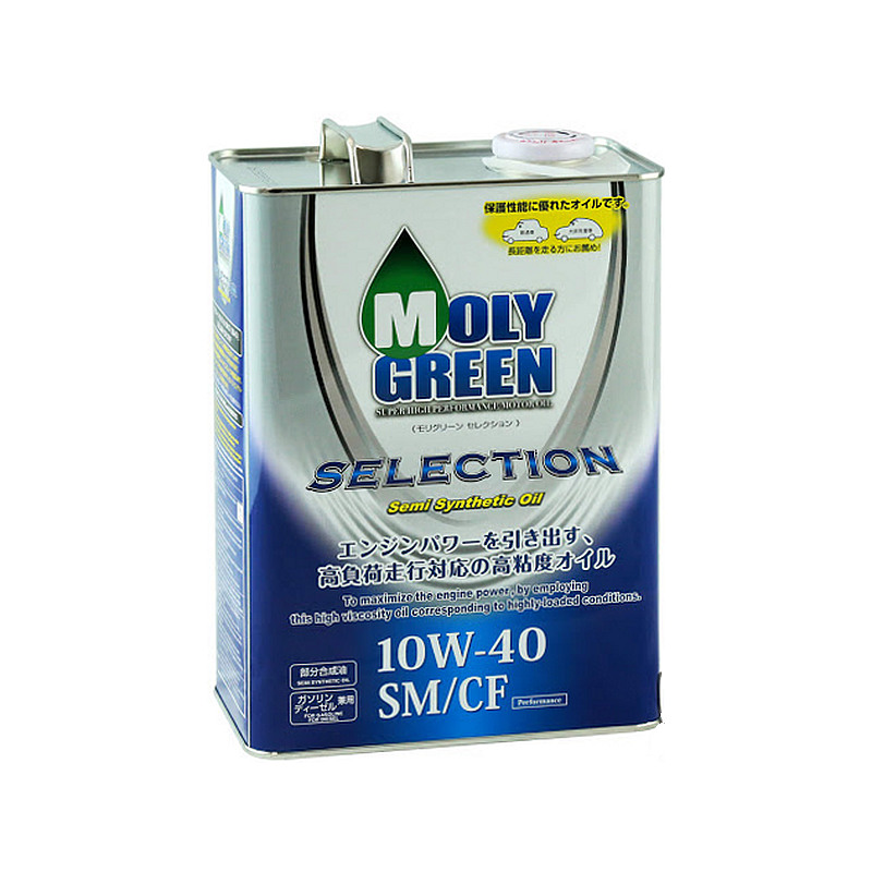 Моторное масло Molygreen Selection SN/CF 10W40 4л