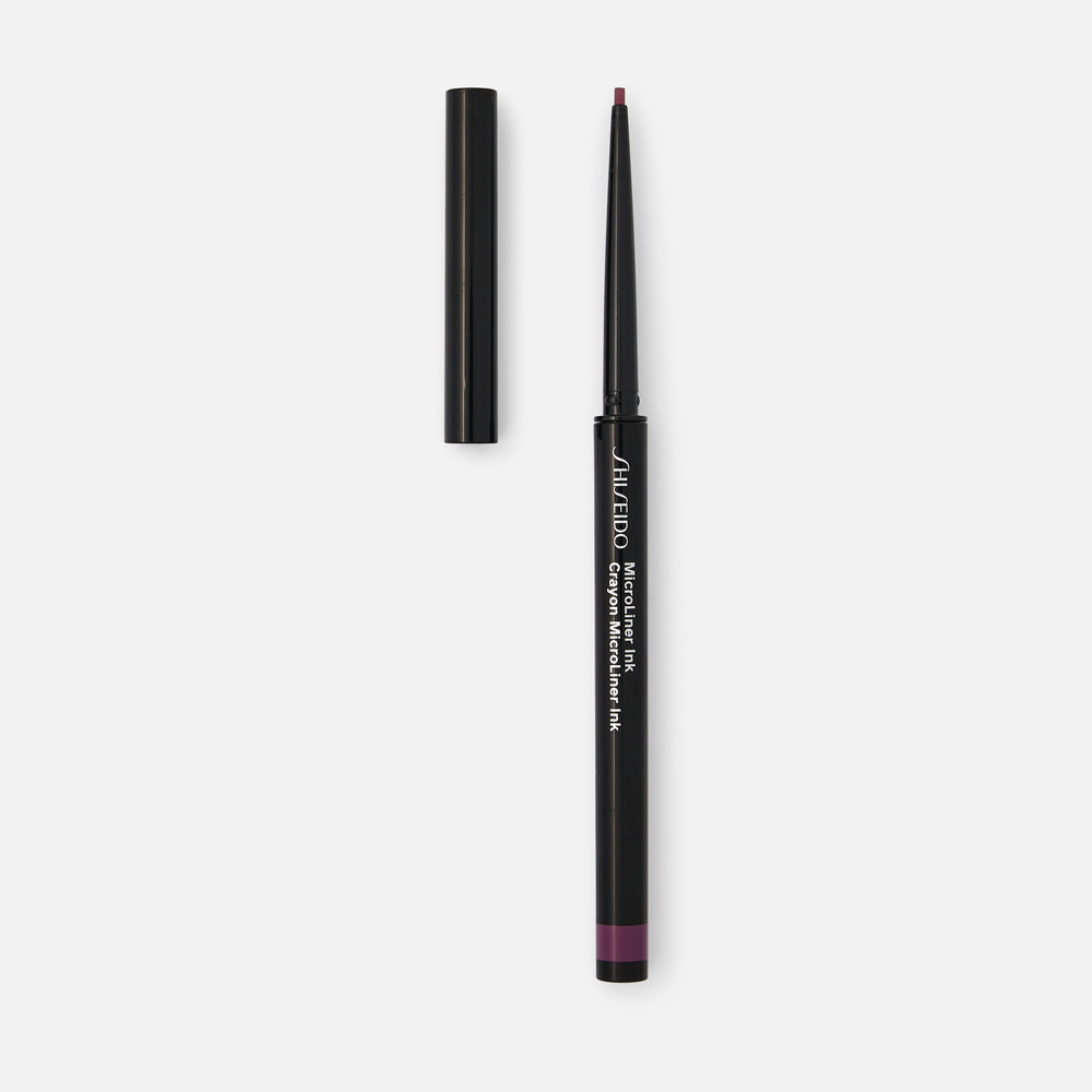 Карандаш для глаз Shiseido Microliner Ink с тонким наконечником тон 09 Violet 0,08 г карандаш для глаз shiseido microliner ink с тонким наконечником тон 06 yellow 0 08 г
