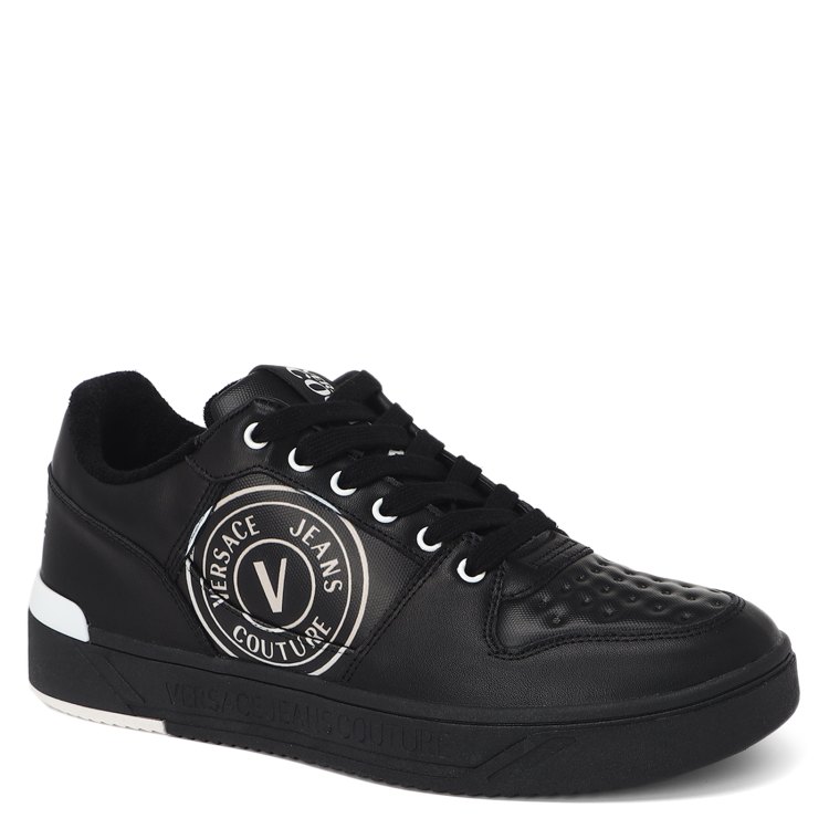 Кеды мужские Versace Jeans Couture 75YA3SJ1 черные 43 EU