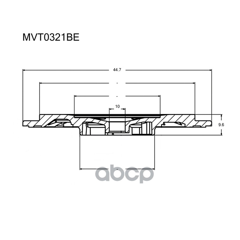 

Задняя Пластина Турбокомпрессора Krauf арт. MVT0321BE