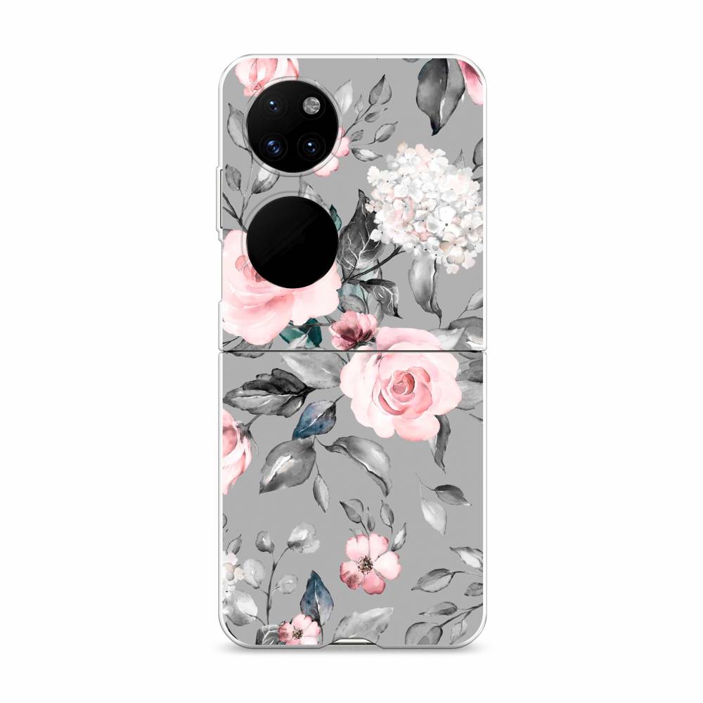 

Чехол Awog "Розы на сером" для Huawei P50 pocket, 6107440-6