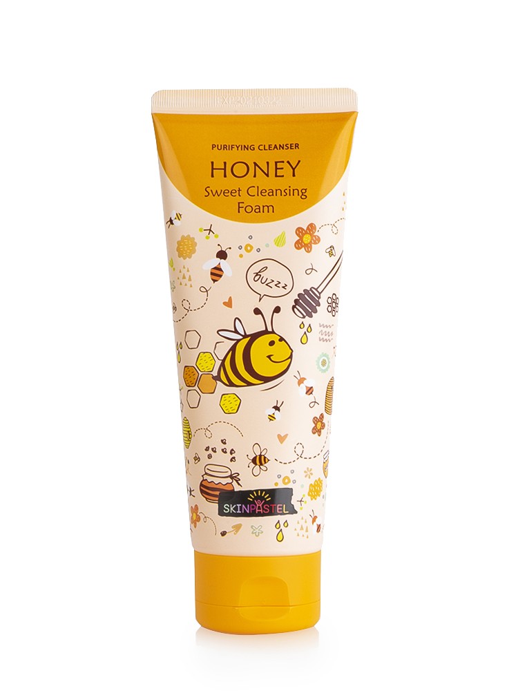 Пенка для лица SKINPASTEL Honey Sweet Cleansing Foam с экстрактом меда, 150 мл ложка для меда bee honey 15 см