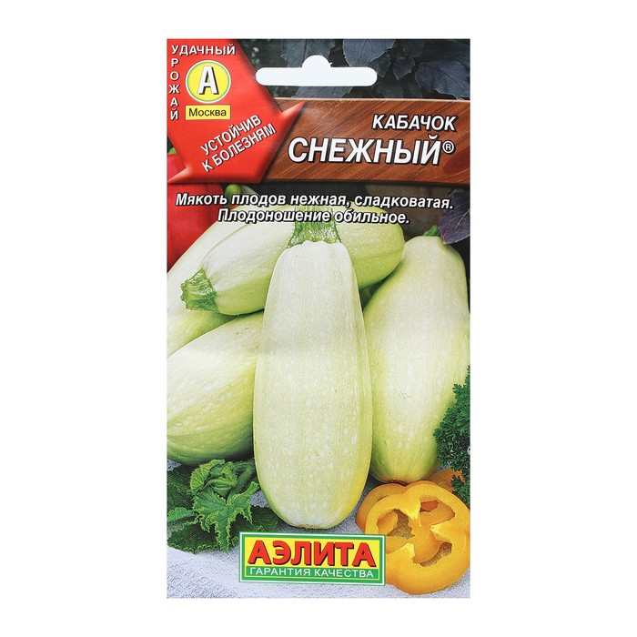 

Семена кабачок Снежный Аэлита 7064337 4 уп.
