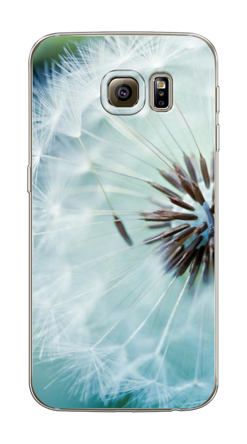 

Чехол Awog на Samsung Galaxy S6 edge "Пух одуванчика", Серебристый;серый, 24450-4