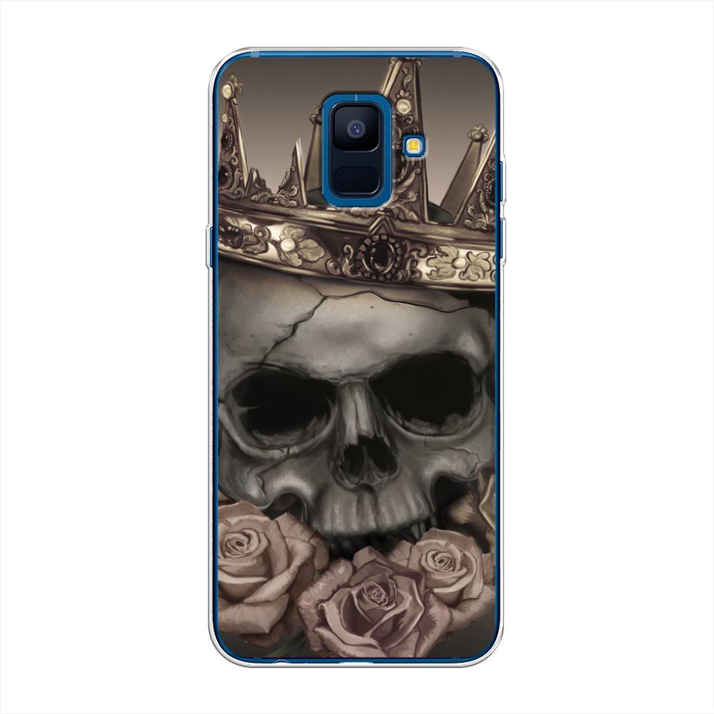 

Чехол Awog на Samsung Galaxy A6 "Череп 22", Серый;черный;бежевый, 25950-9