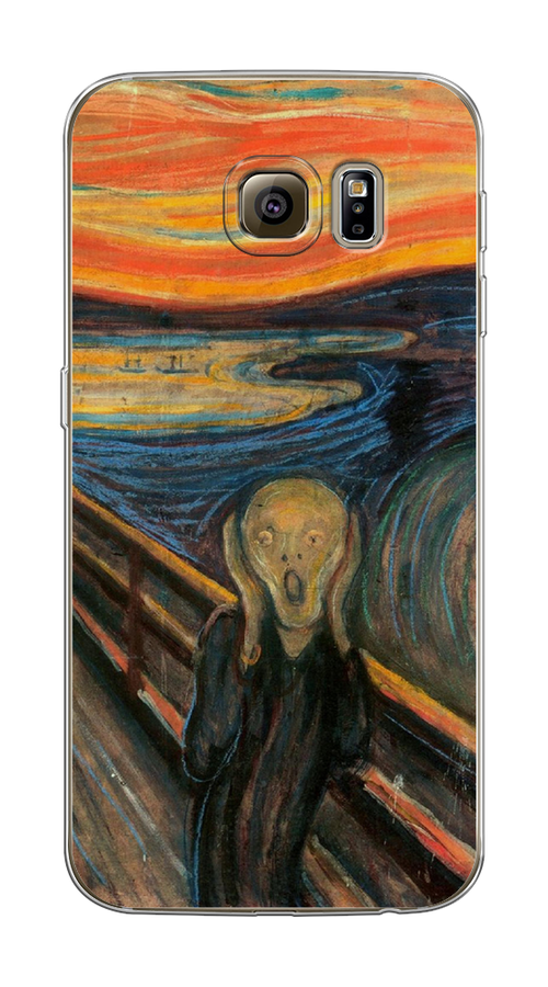 

Чехол Awog на Samsung Galaxy S6 edge "Крик", Оранжевый;синий;серый, 24450-9