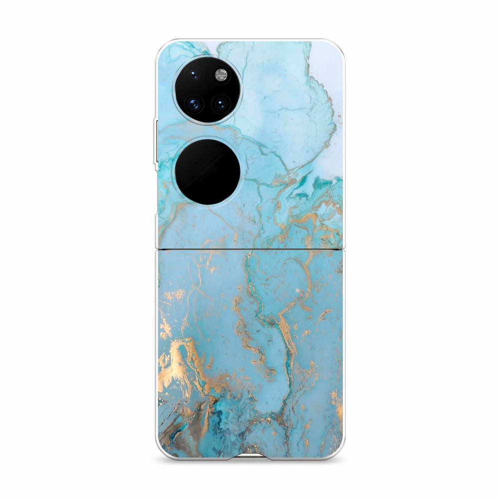 

Чехол Awog "Голубой мрамор рисунок" для Huawei P50 pocket, 6107440-2
