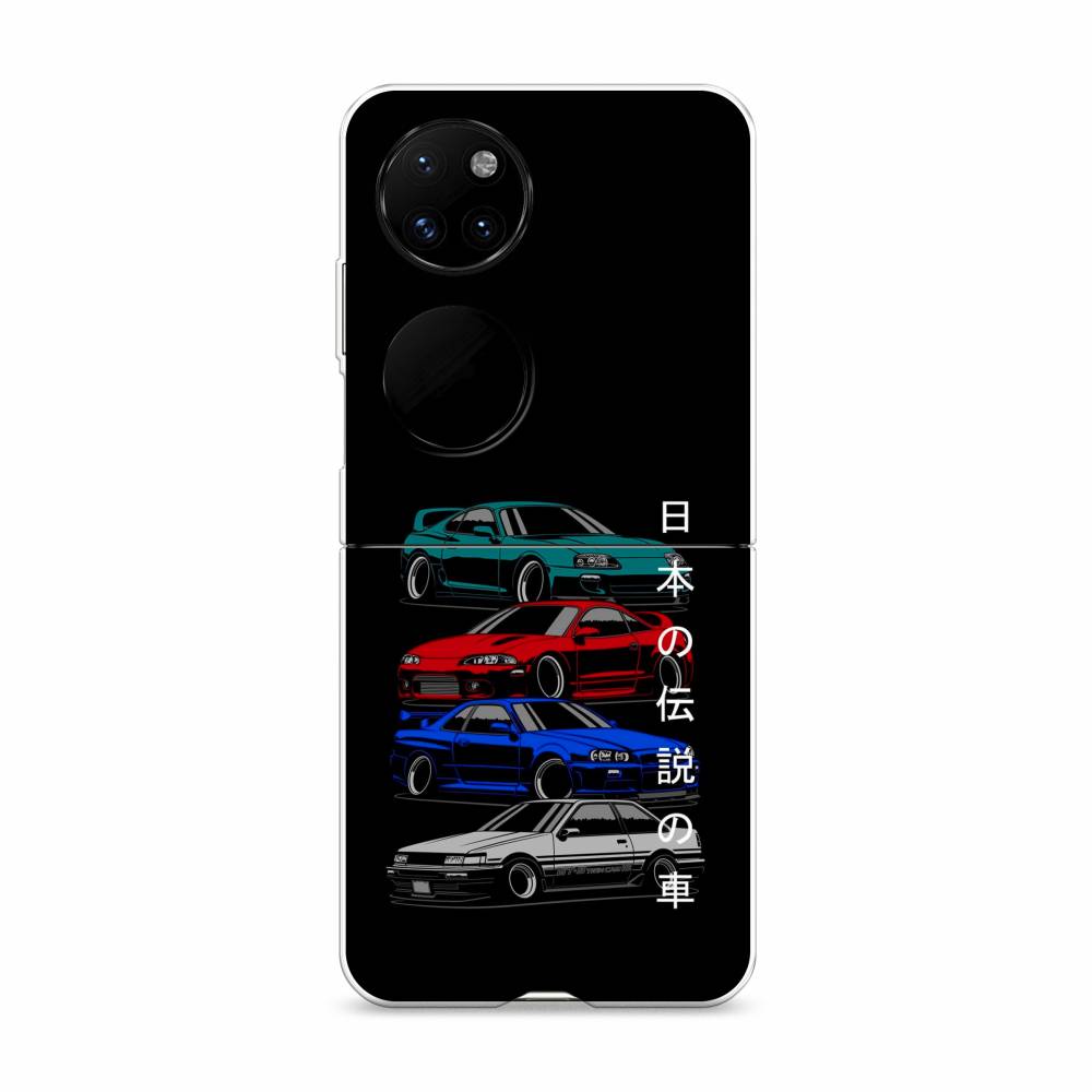 

Чехол Awog "JDM Legend cars" для Huawei P50 pocket, 6107440-4