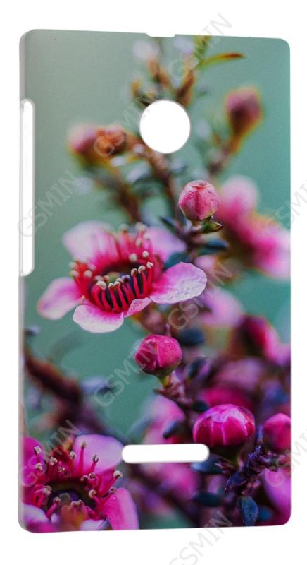 

Чехол NoBrand для Microsoft Lumia 435 Дизайн 166, Белый
