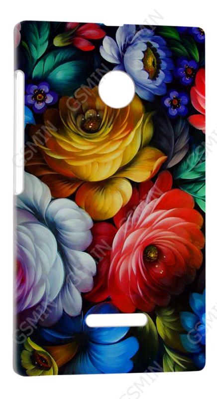 

Чехол NoBrand для Microsoft Lumia 435 Дизайн 159, Белый