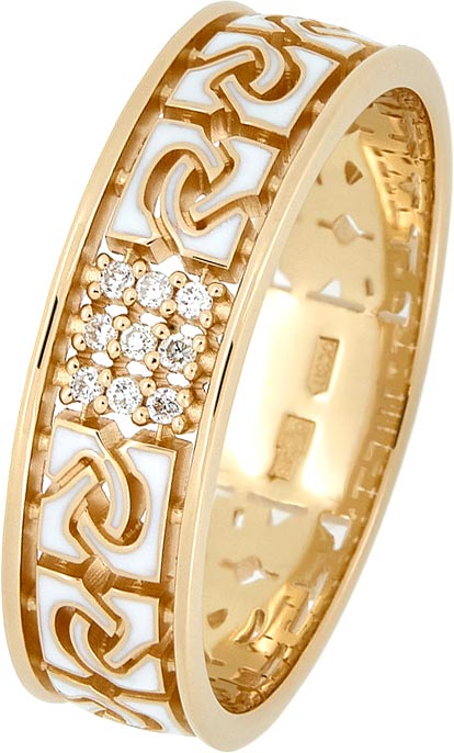 

Кольцо из красного золота с бриллиантом р. 17,5 Владимир Пичугов AK1.24.9-B, AK1.24.9-B