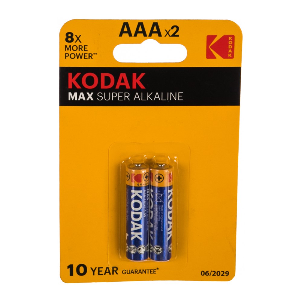 Батарейка KODAK MAX LR03(АAА) 2 шт
