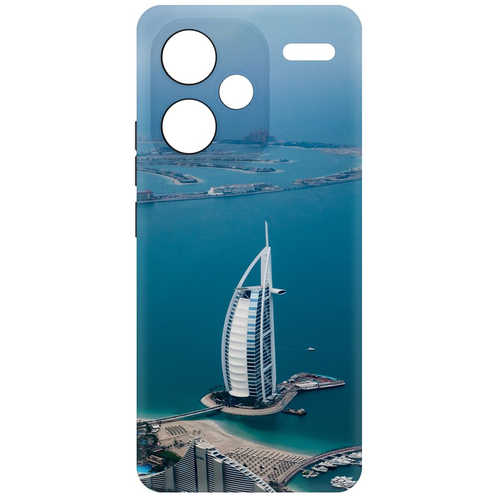 Чехол-накладка Krutoff Soft Case ОАЭ, Бурдж-эль-Араб для Xiaomi Redmi Note 13 Pro+ 5G