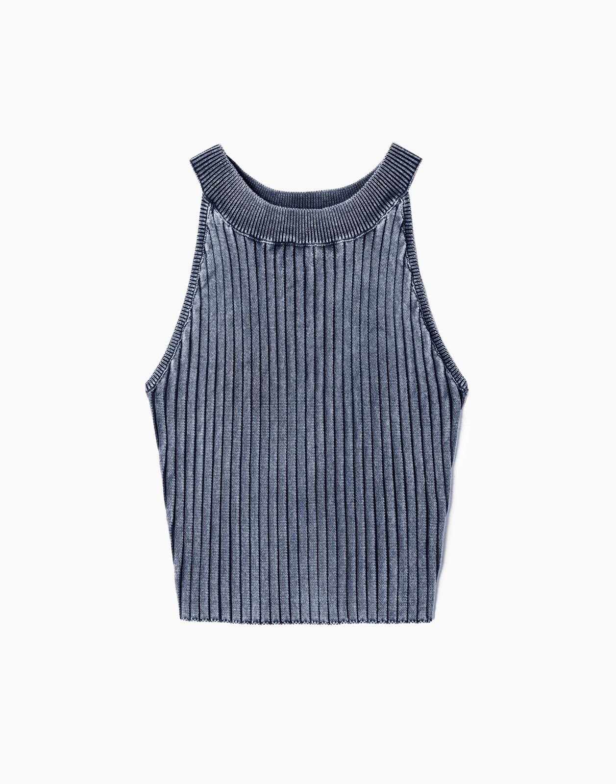 

Топ женский Gloria Jeans GTN004009 синий S/170, GTN004009