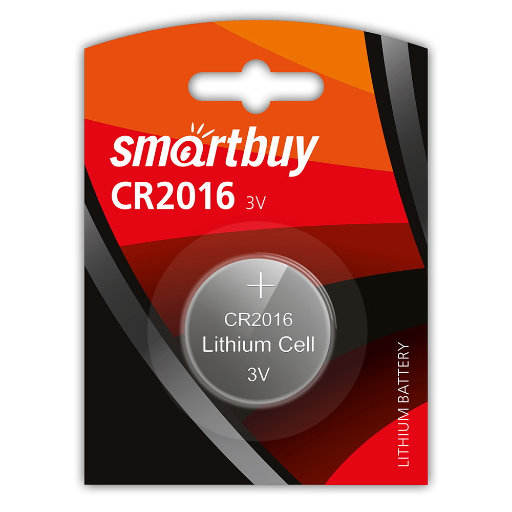 Батарейка Smartbuy CR 2016 батарейка smartbuy sbbl 2016 1b cr2016 1 шт