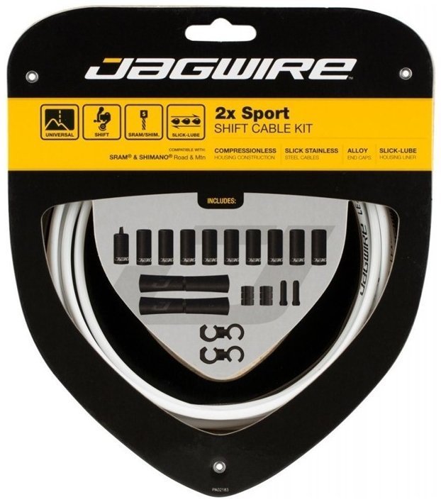 

JAGWIRE Тросы с оболочками для переключателей комплект 2x Sport Shift, белый, 2x Sport Shift