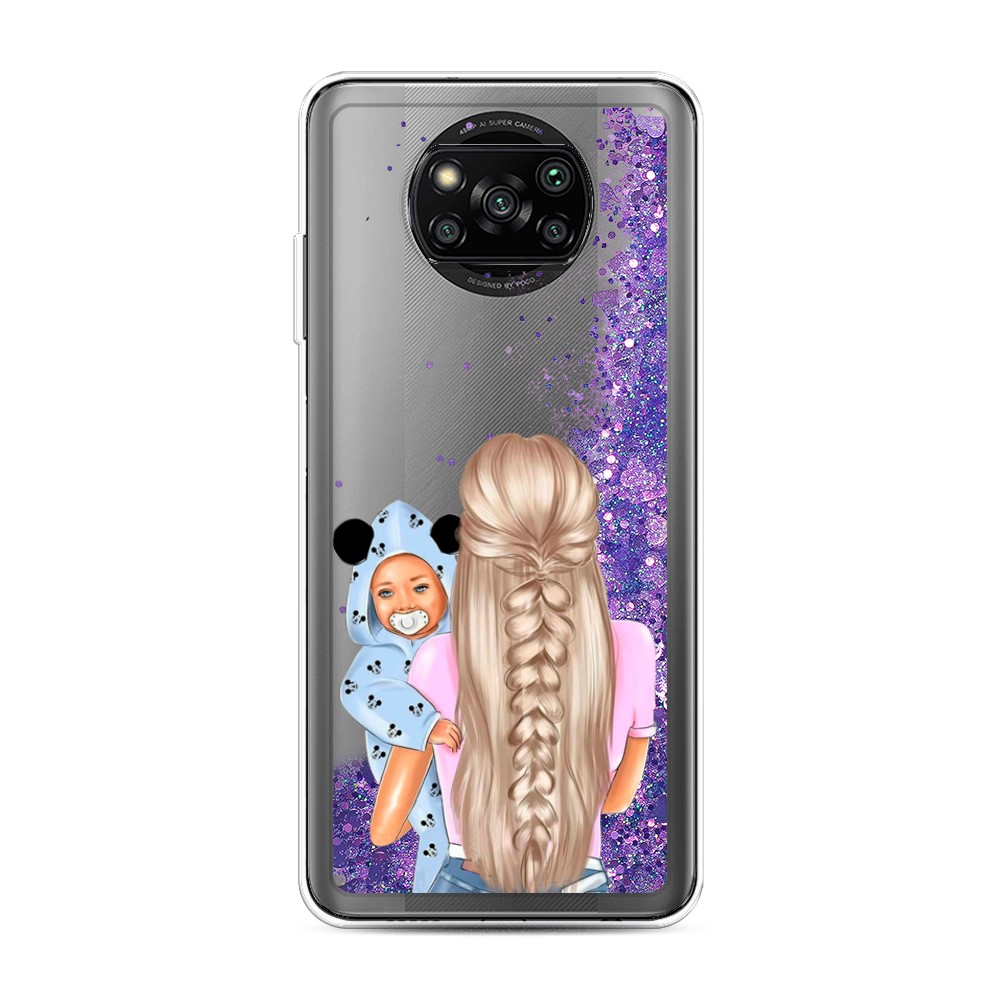 

Чехол Awog на Poco X3/X3 Pro "Молодая мама", Разноцветный, 310692-1