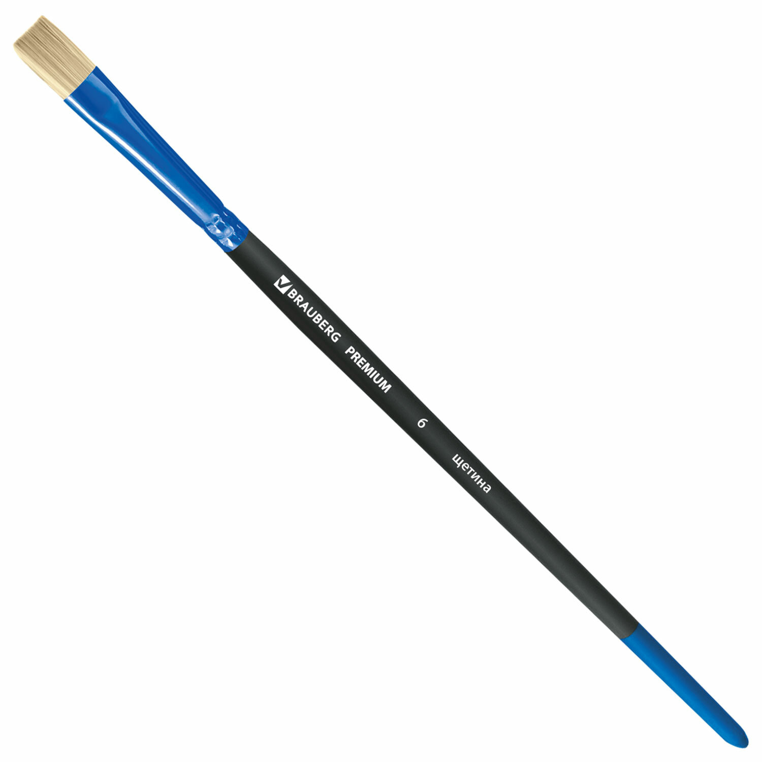 

Кисть для рисования Brauberg 200995, щетина, №6, комплект 30 шт., Бежевый, 200995