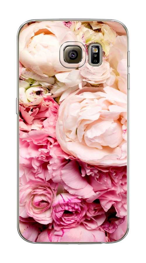 

Чехол Awog на Samsung Galaxy S6 edge "Пионы яркие", Розовый, 24450-8