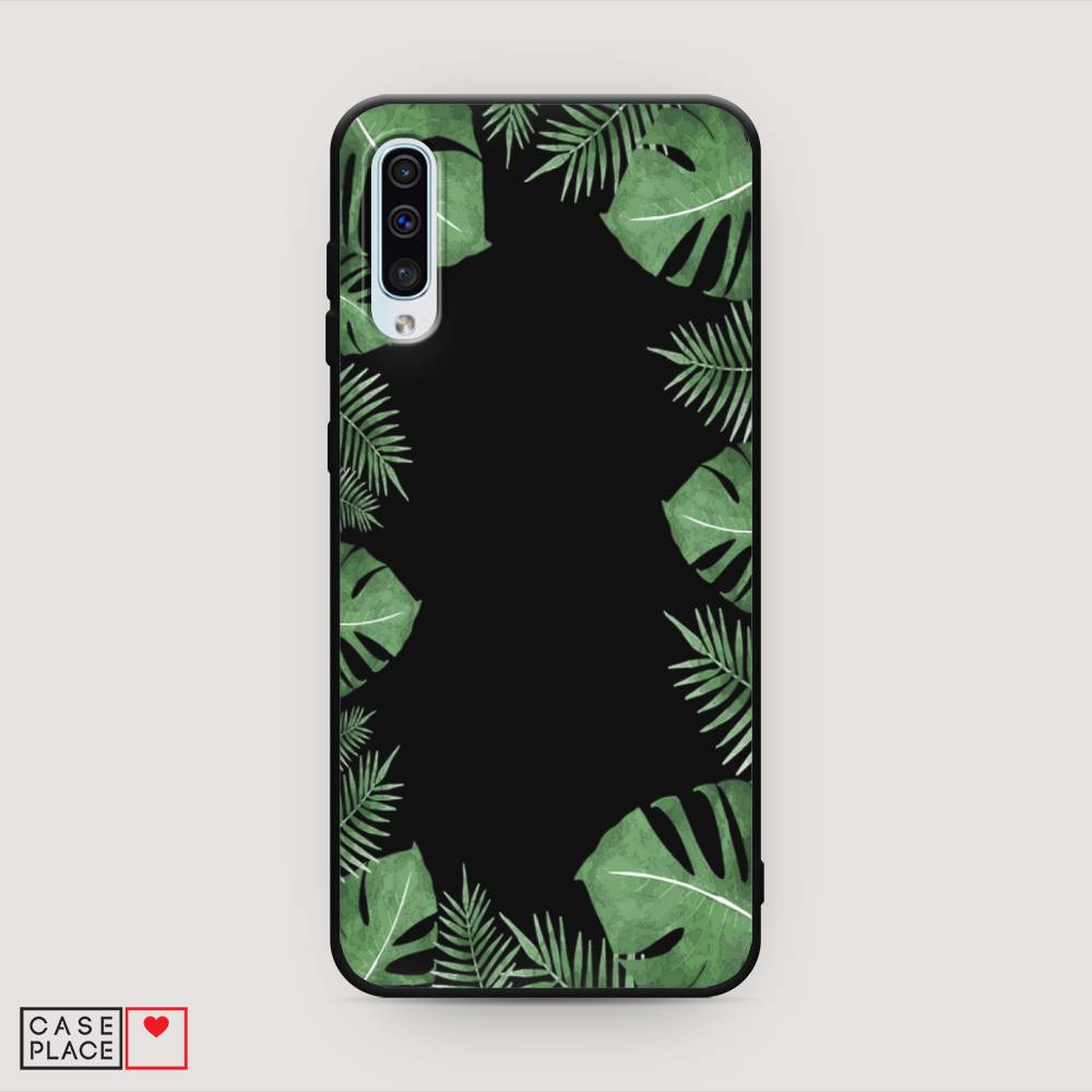 

Чехол Awog на Samsung Galaxy A50/A30S "Листья папоротника рамка", Разноцветный, 27752-1