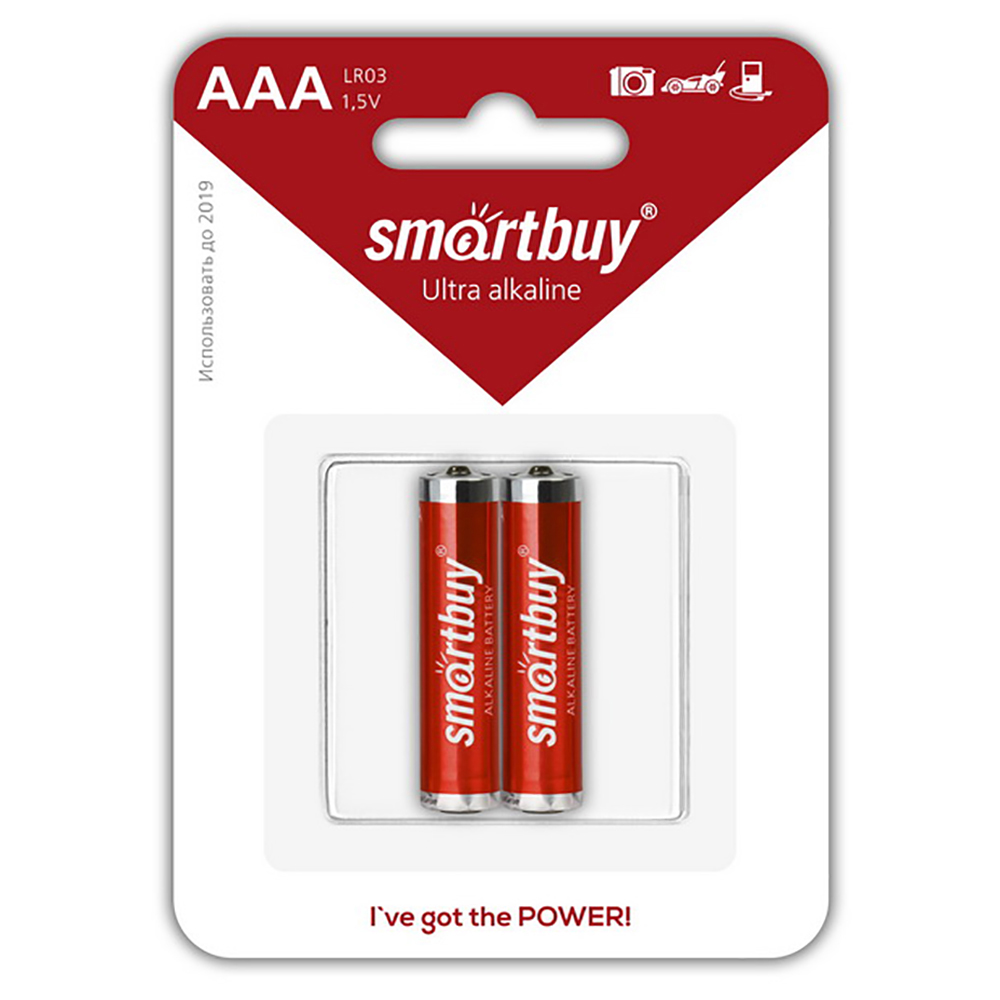 

Батарейка LR03(ААA) Smartbuy 2 шт