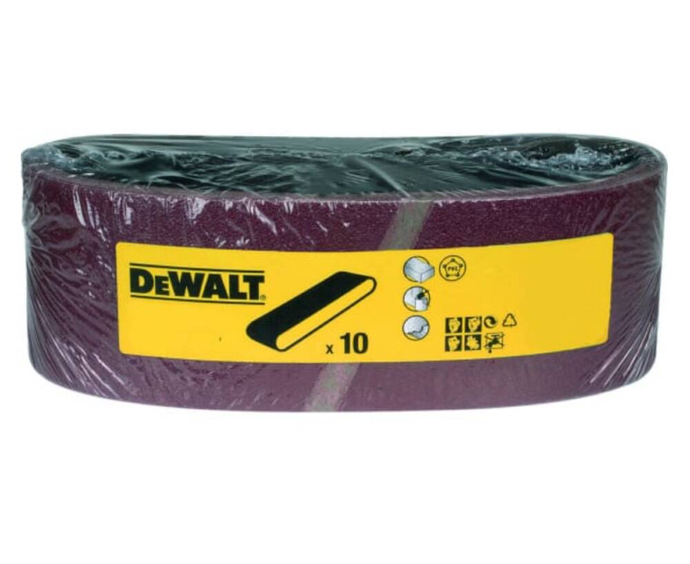 

Лента шлифовальная (10 шт; 64x356 мм; 100G) DEWALT DT3668