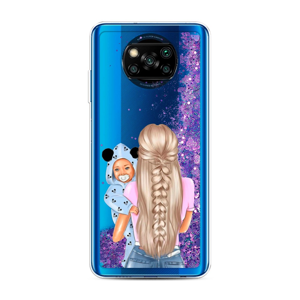 

Чехол Awog на Poco X3/X3 Pro "Молодая мама", Разноцветный, 39292-1