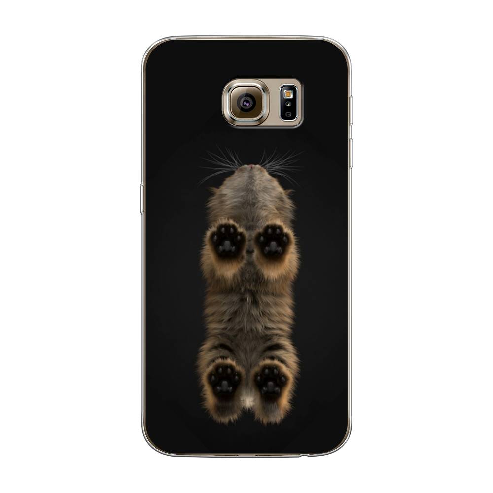 

Чехол Awog на Samsung Galaxy S6 edge "Кошачьи лапки", Черный, 24450-1