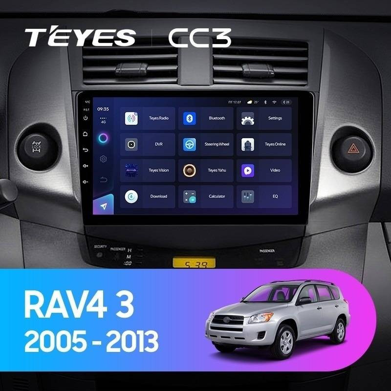 

Штатная магнитола Teyes CC3L 4/32 Toyota RAV4 3 XA30 (2005-2013) 9", CC3L