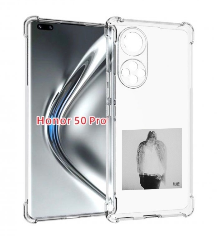 

Чехол бампер MyPads Future - HNDRXX для Honor 50 Pro/Nova, Прозрачный, Tocco
