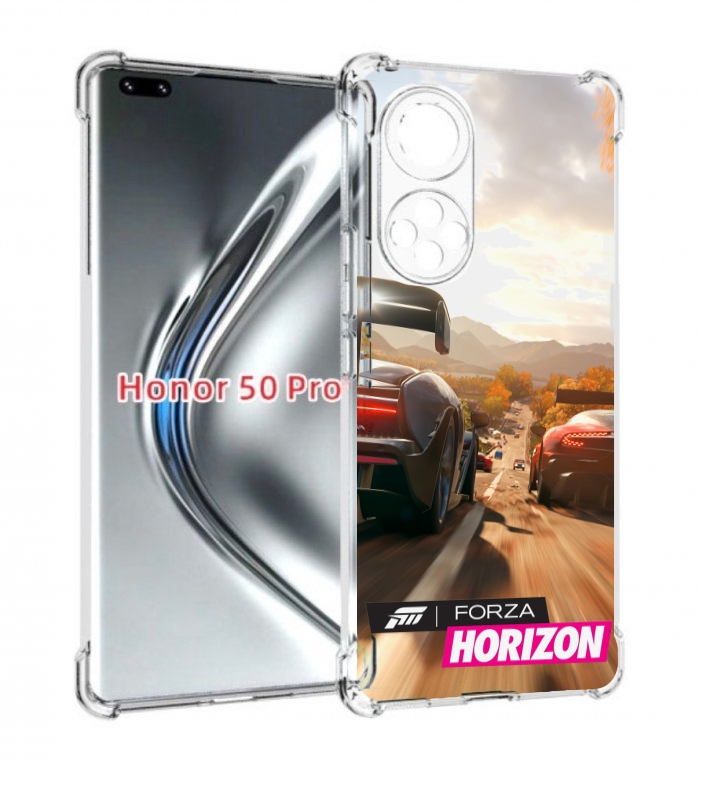 

Чехол бампер MyPads Forza Horizon для Honor 50 Pro/Nova 9, Прозрачный, Tocco