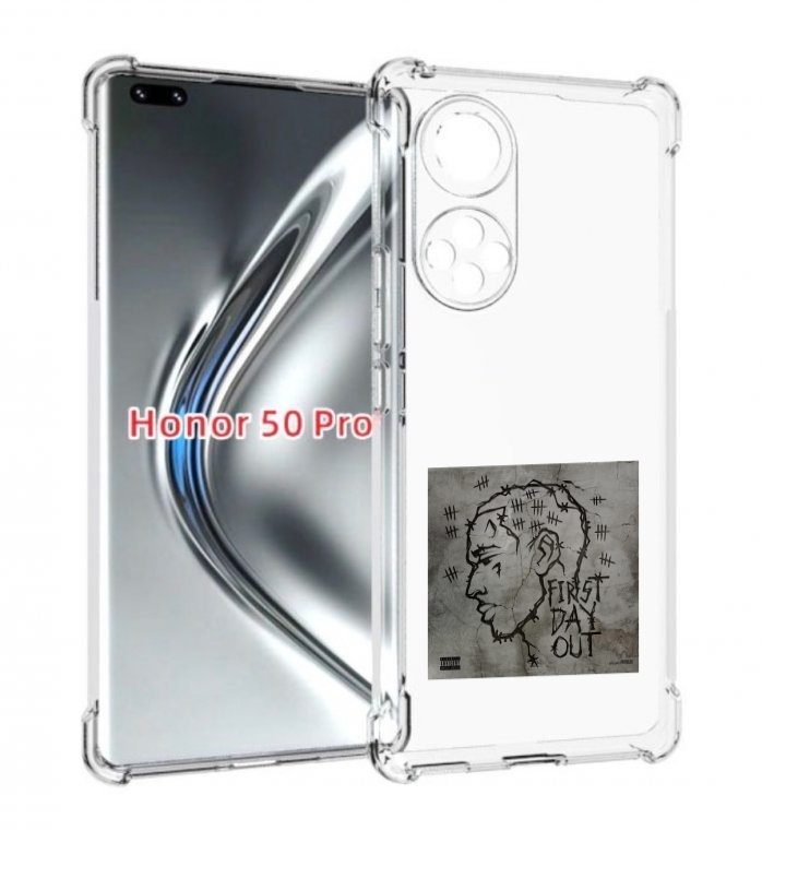 

Чехол бампер MyPads First Day Out для Honor 50 Pro/Nova 9, Прозрачный, Tocco